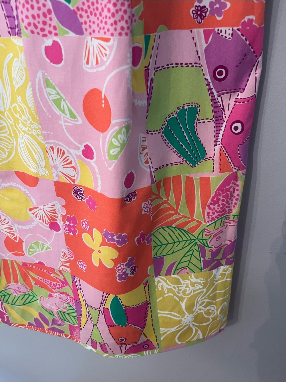 Lilly Pulitzer Patchwork Floral Dress - Size 6 - Picture 7 of 11